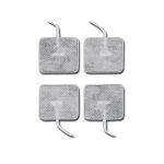 Eletrodo descartável gelificado com cabo 40x40mm (pack 4)